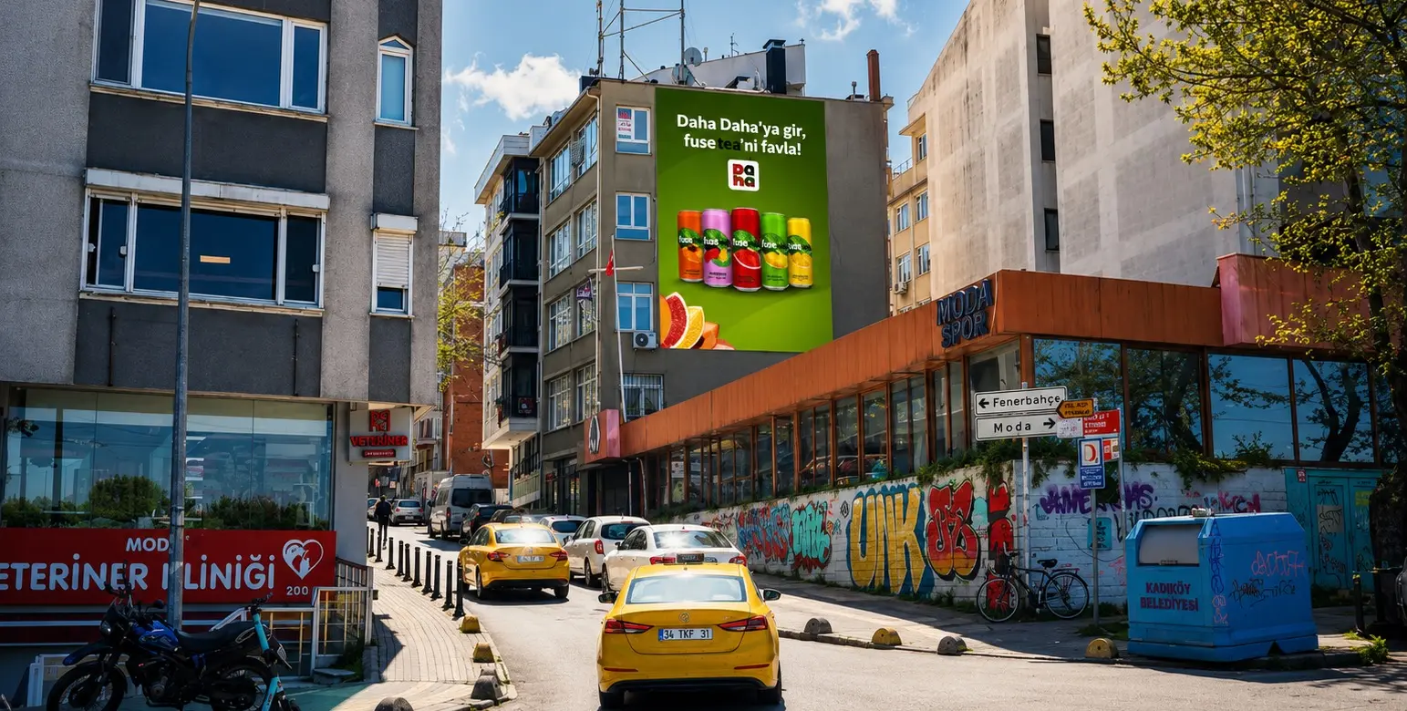 Kadıköy Moda açıkhava reklam alanı